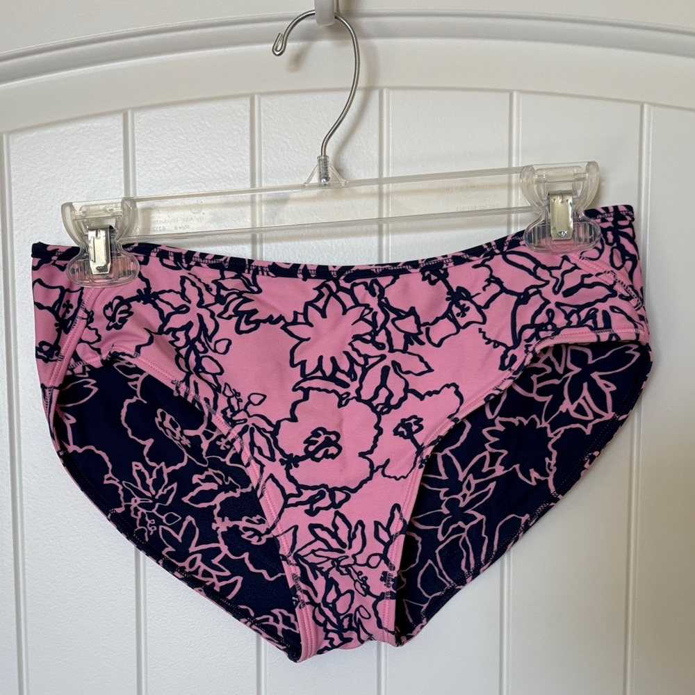Athleta Kids Swim Bottoms - Pink and Navy Floral